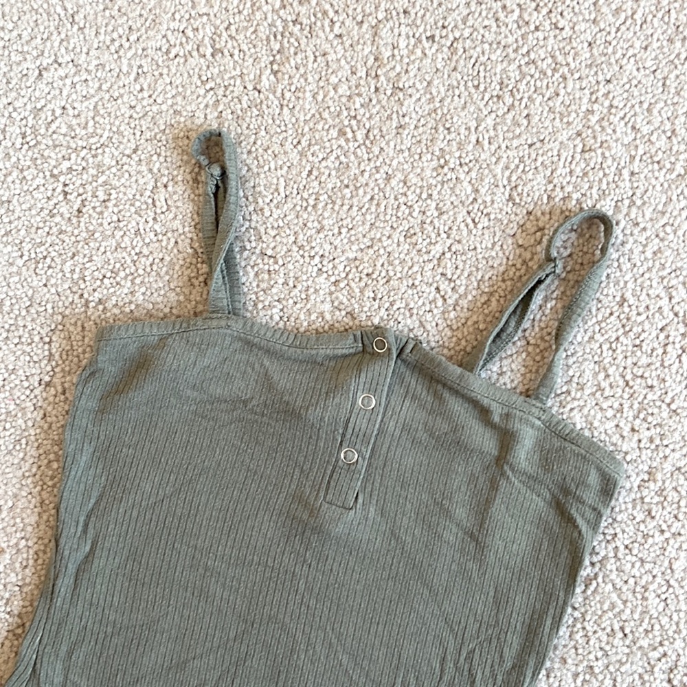 dark green bodysuit